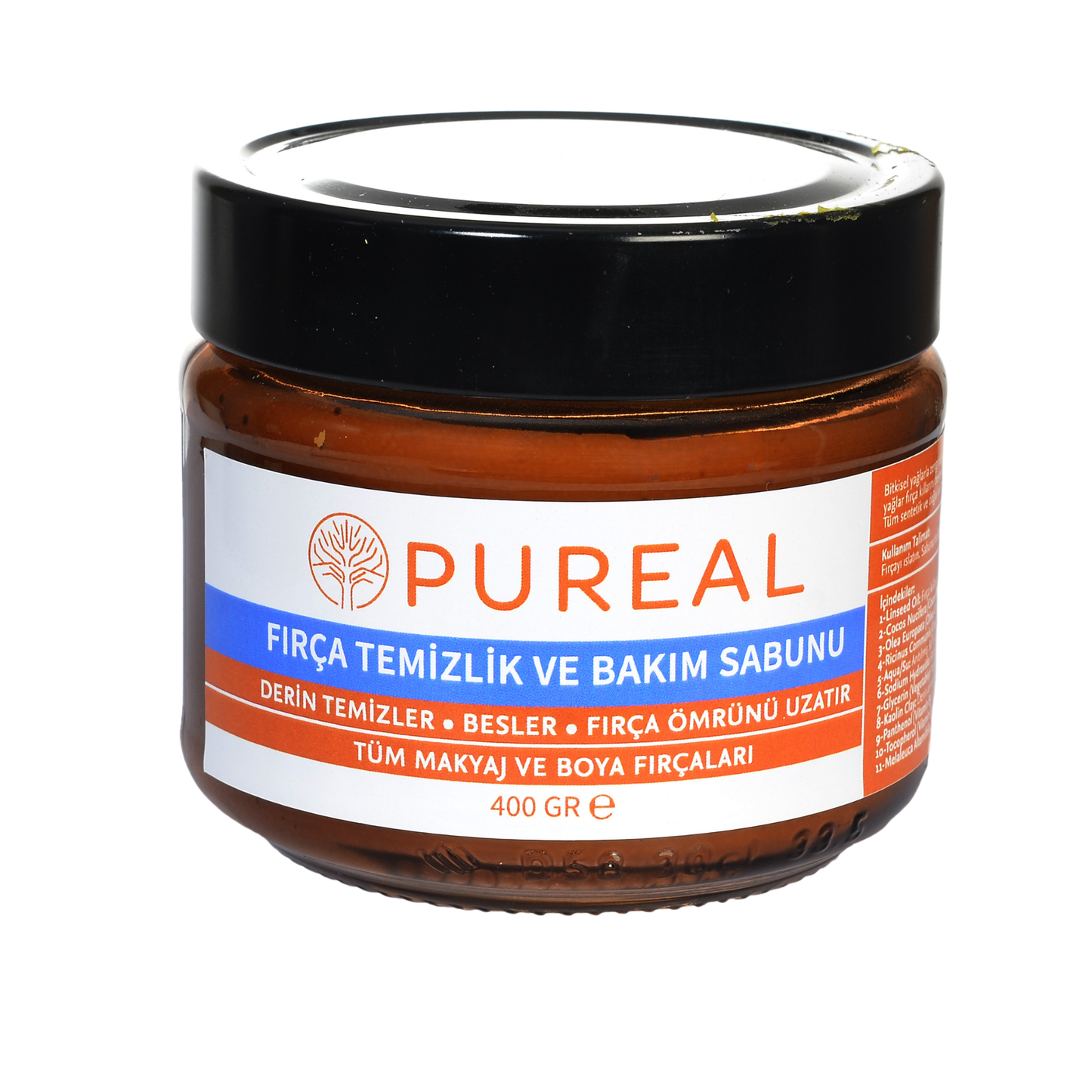 Pureal Doğal Fırça Temizlik ve Bakım Sabunu