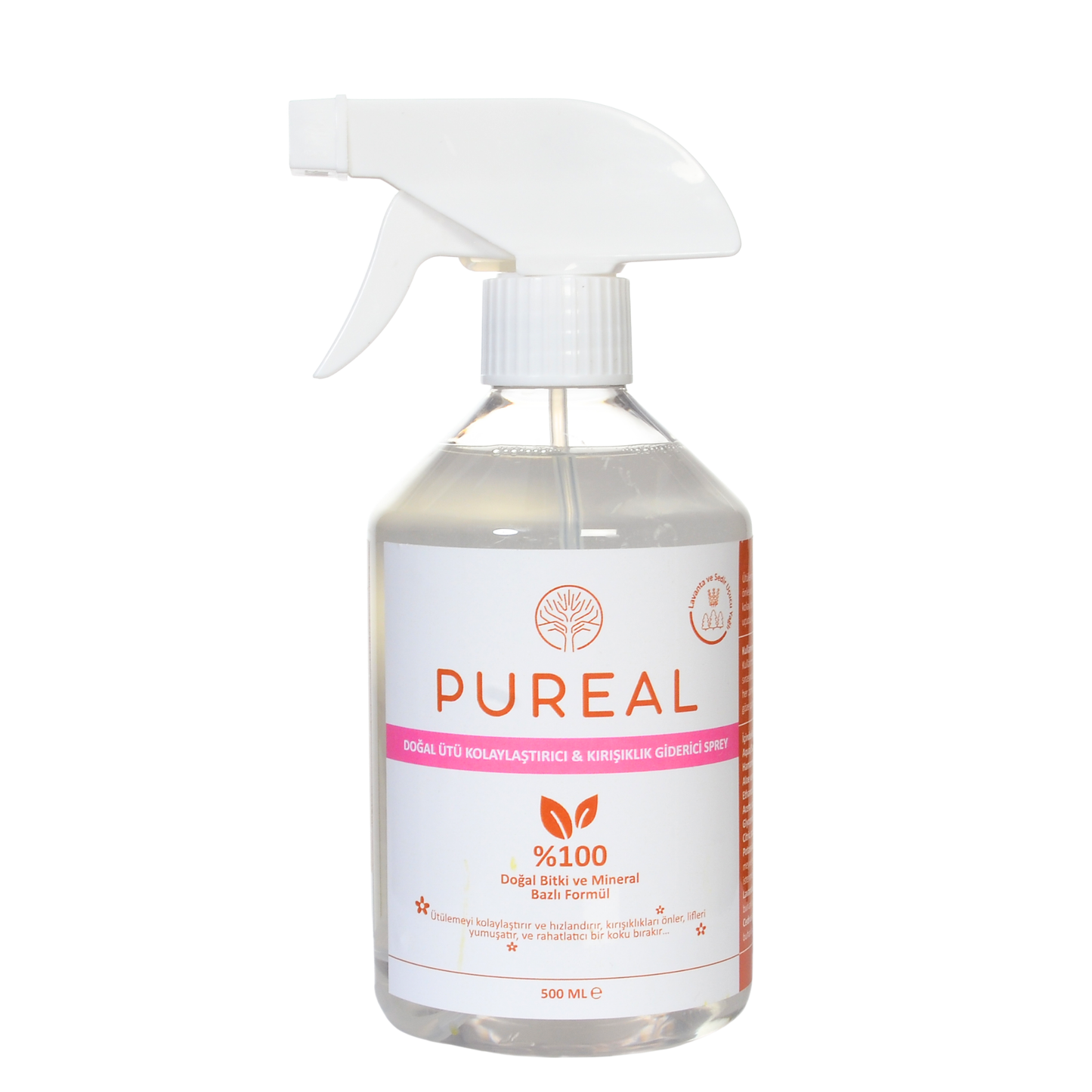 Pureal Doğal Ütü Kolaylaştırıcı & Kırışıklık Giderici Sprey