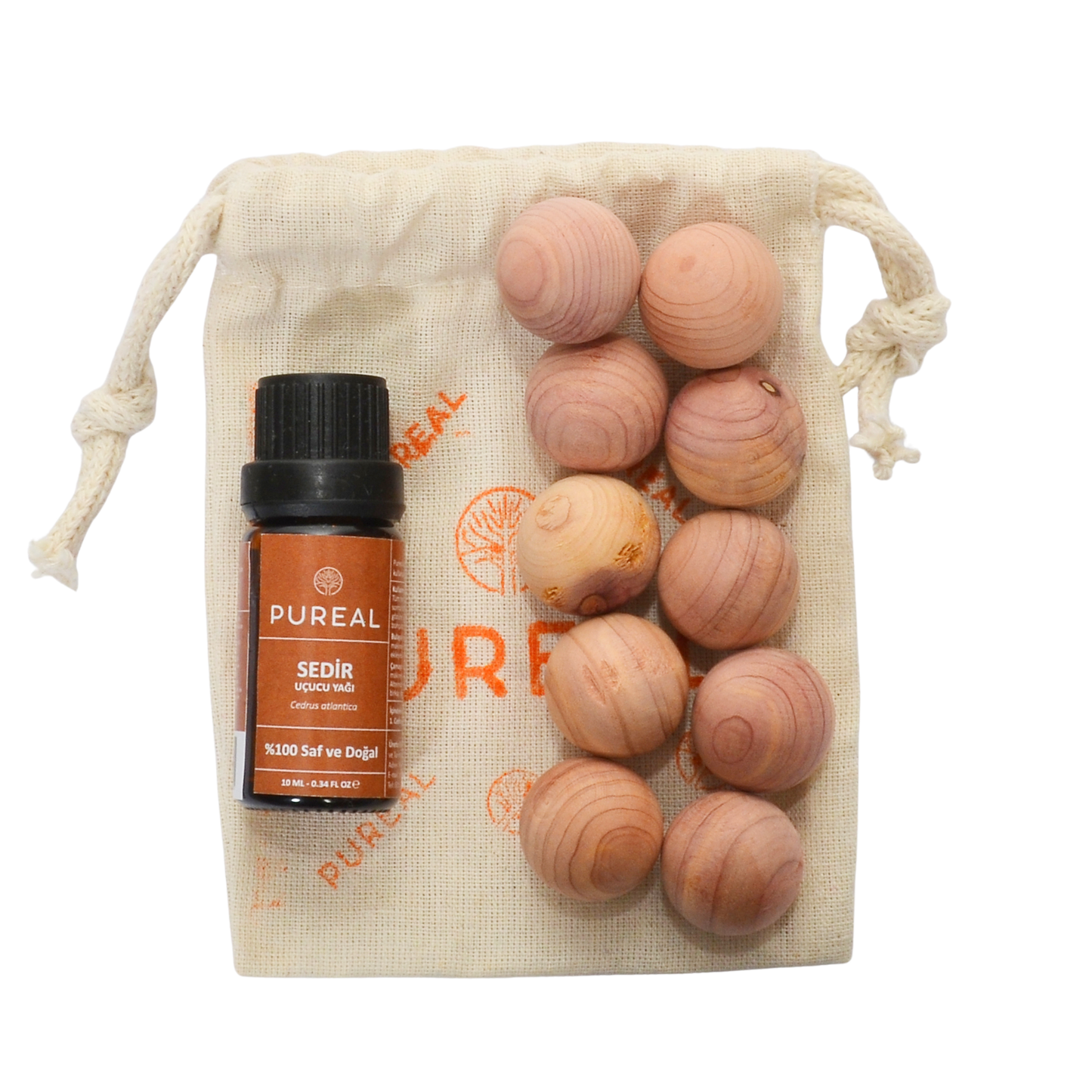 Pureal Sedir Toplu Doğal Güve Koruyucu Set