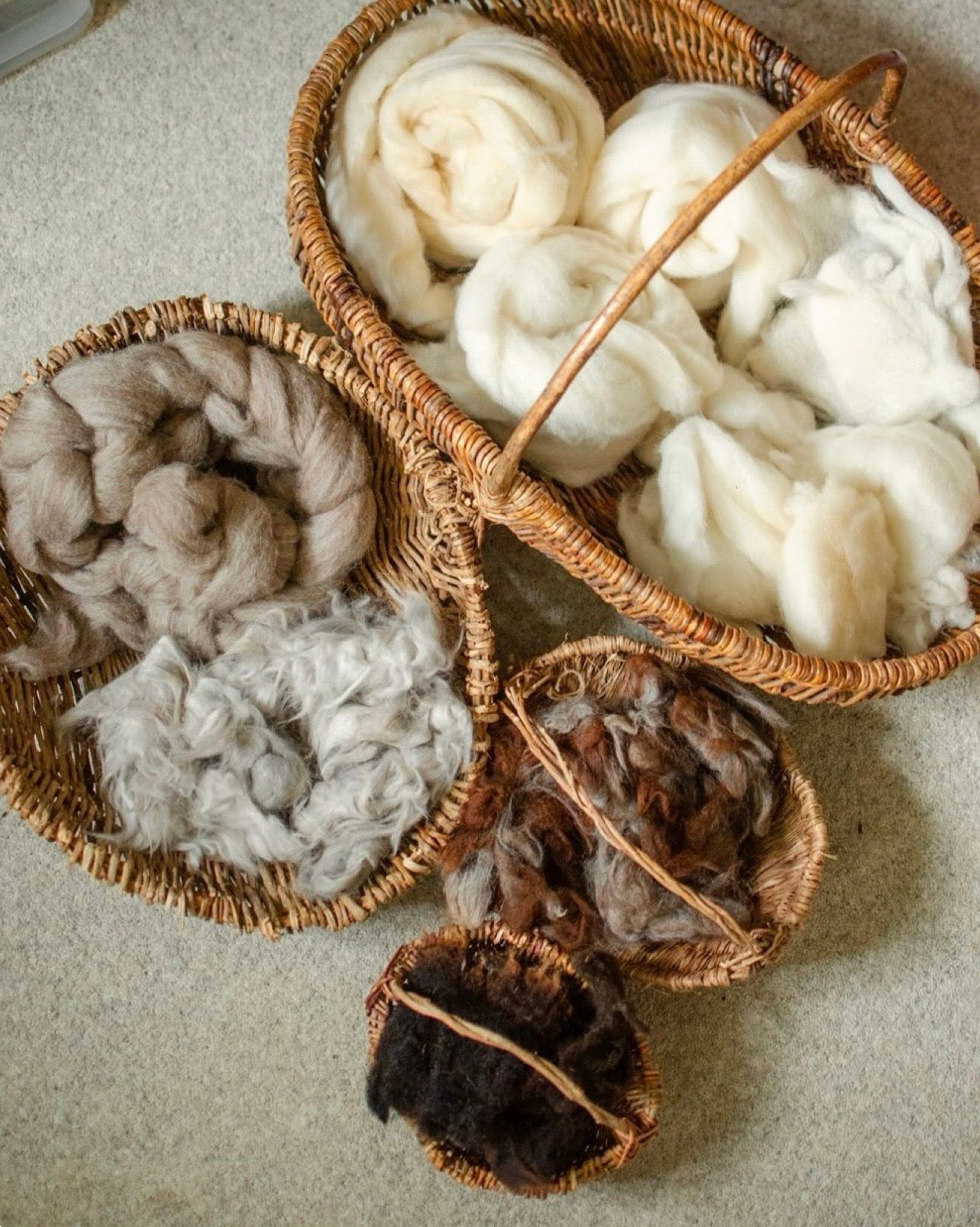 Pureal Saf Yıkanmamış Koyun Yünü | Lanolinli