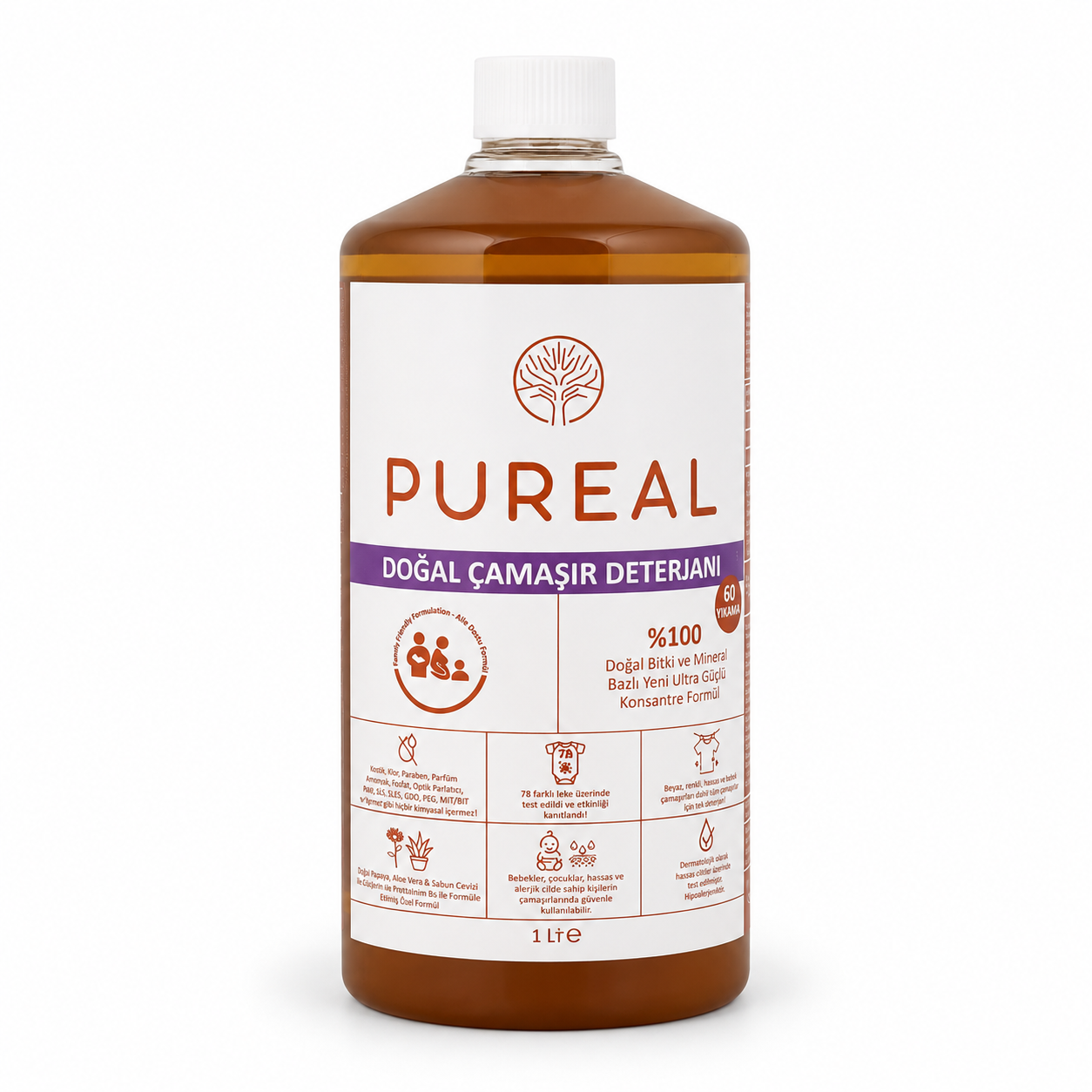 Pureal Doğal Çamaşır Deterjanı 2.0