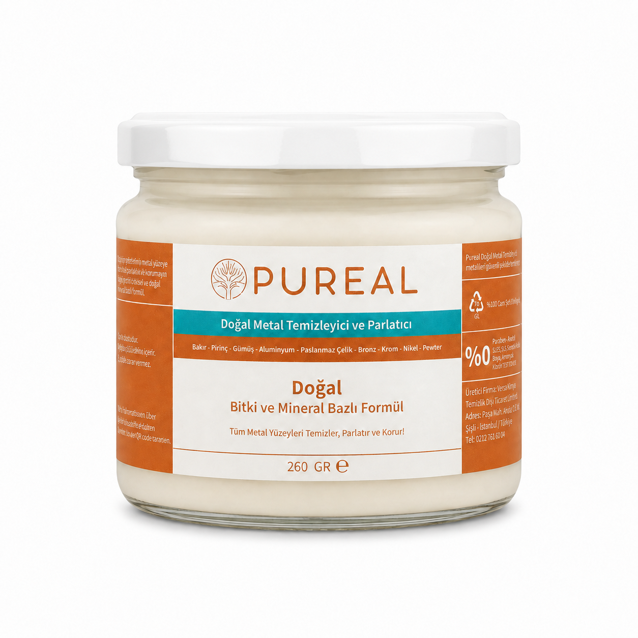 Pureal Doğal Metal Temizleyici ve Parlatıcı