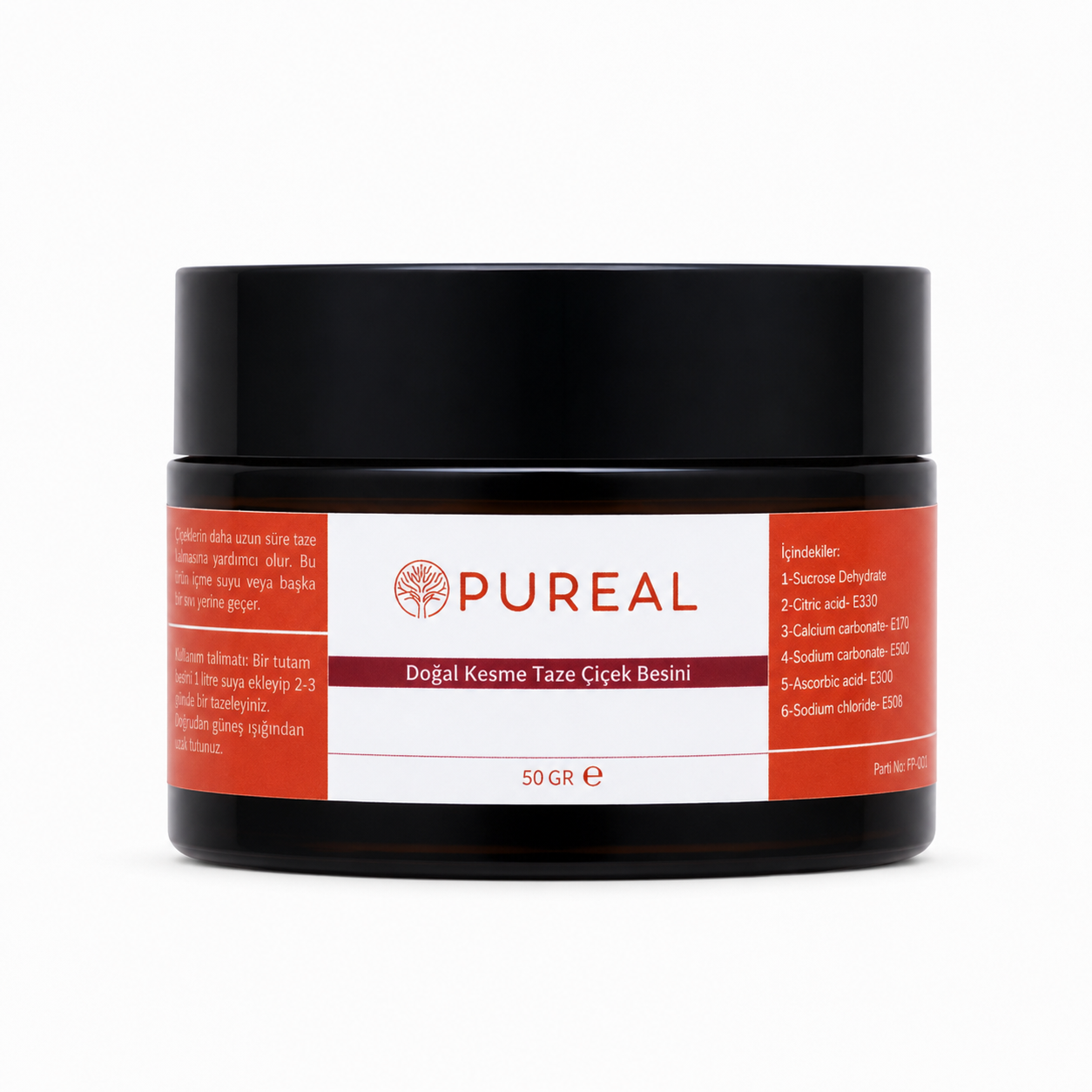 Pureal Kesme Taze Çiçek Besini
