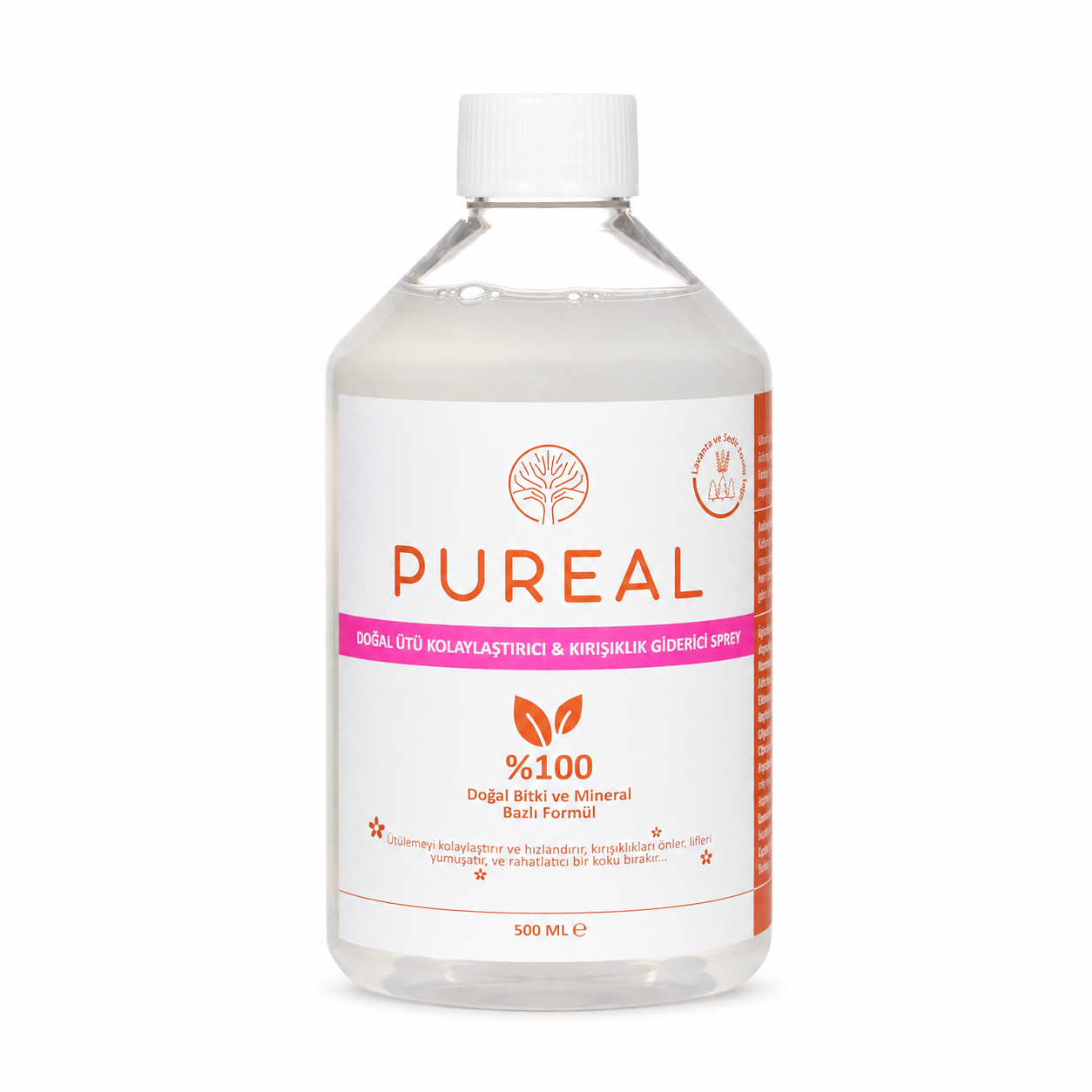Pureal Doğal Ütü Kolaylaştırıcı & Kırışıklık Giderici Sprey