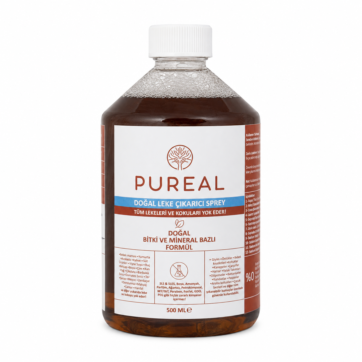Pureal Doğal Leke Çıkarıcı Sprey