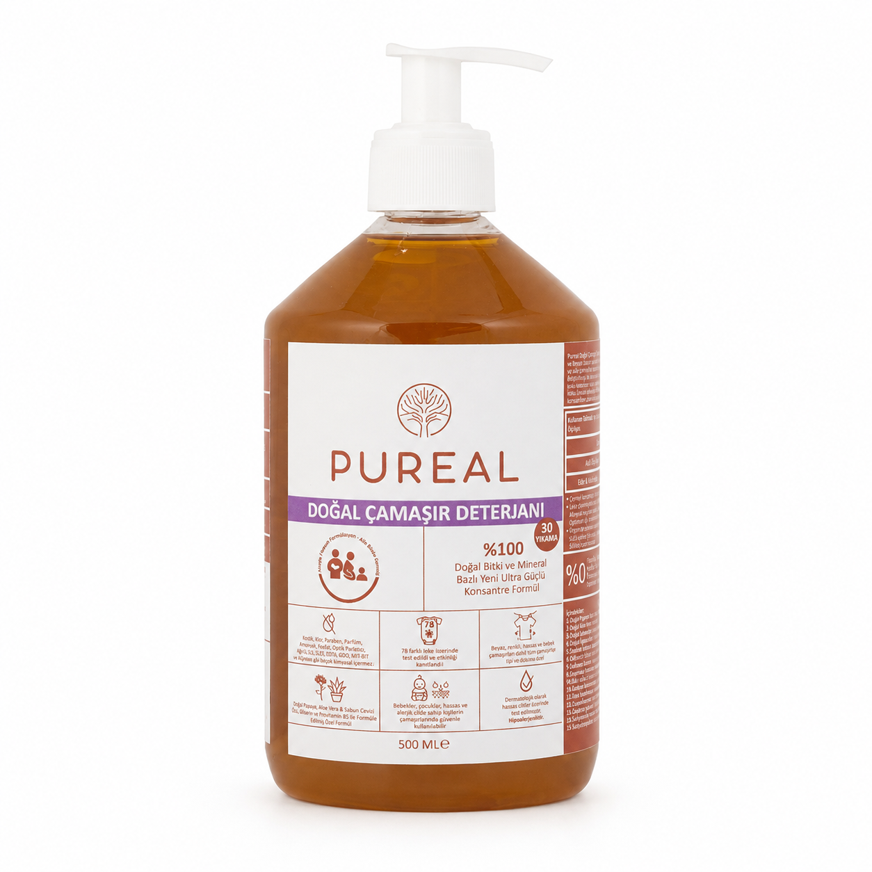 Pureal Doğal Çamaşır Deterjanı 2.0