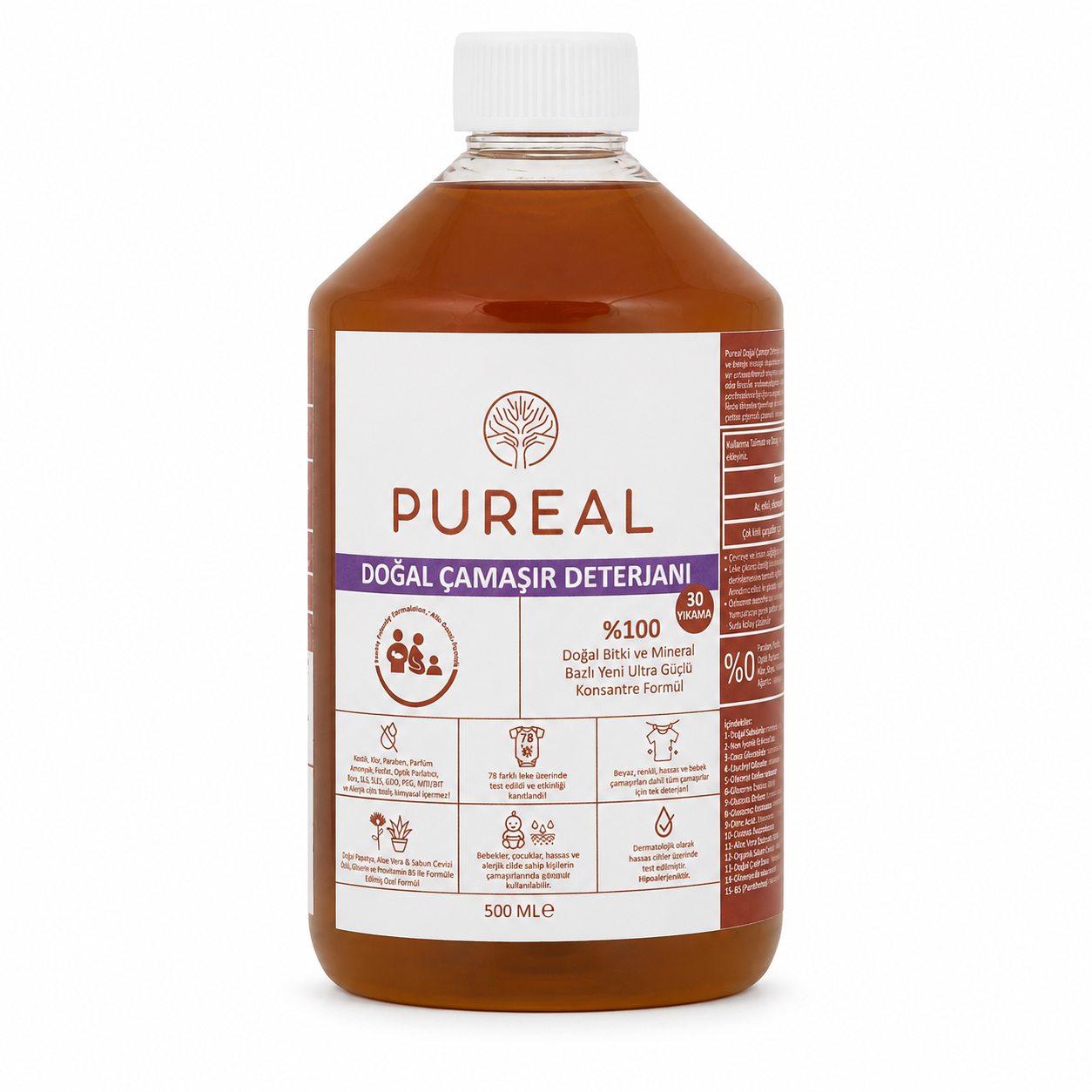 Pureal Doğal Çamaşır Deterjanı 2.0